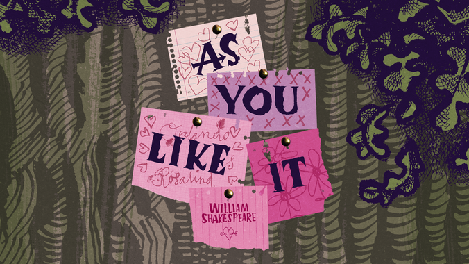Illyria theatre Shakespeare's As You Like It poster